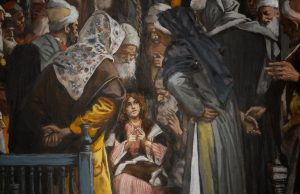 Gesù insegna ai dottori nel tempio.