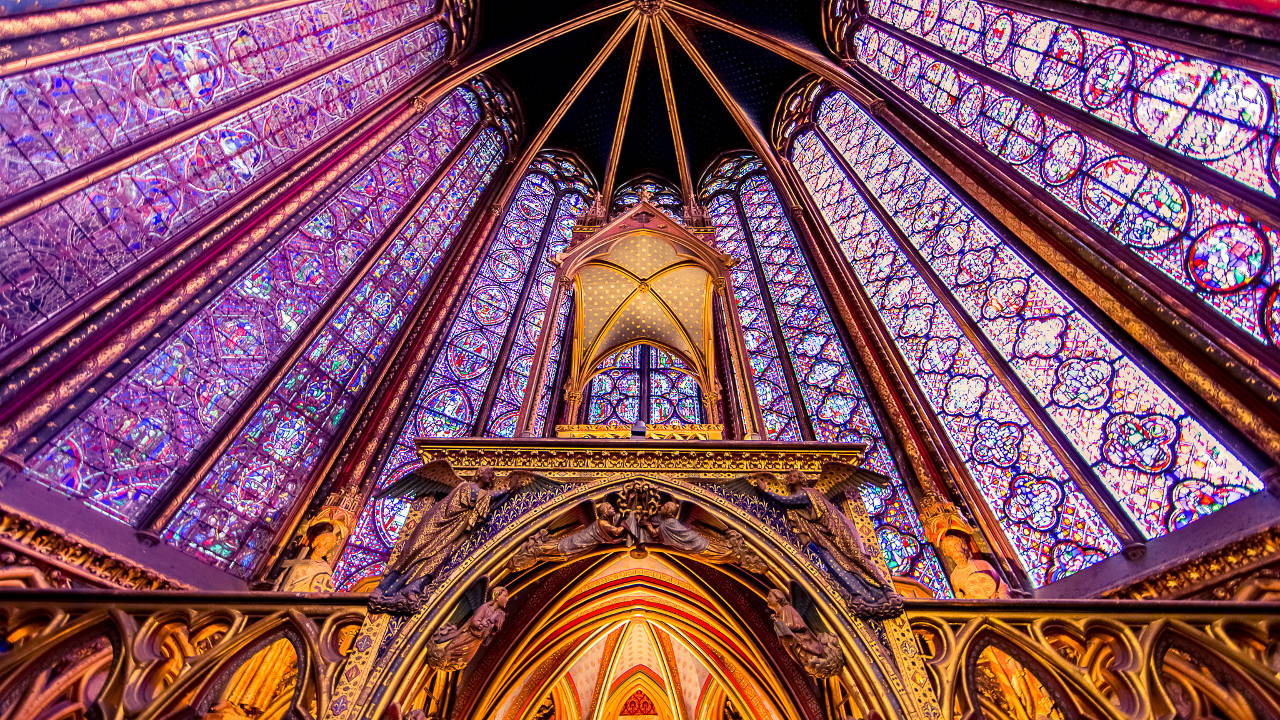 La Sainte-Chapelle, Paris, foto di Chris Chabot