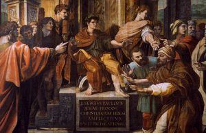 Raffaello, La conversione del proconsole Sergio