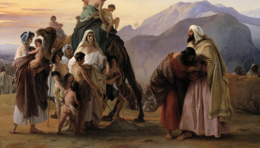 Francesco Hayez - incontro tra Giacobbe ed Esaù 1844