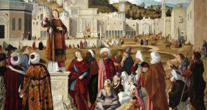 Predica di santo Stefano a Gerusalemme, Carpaccio
