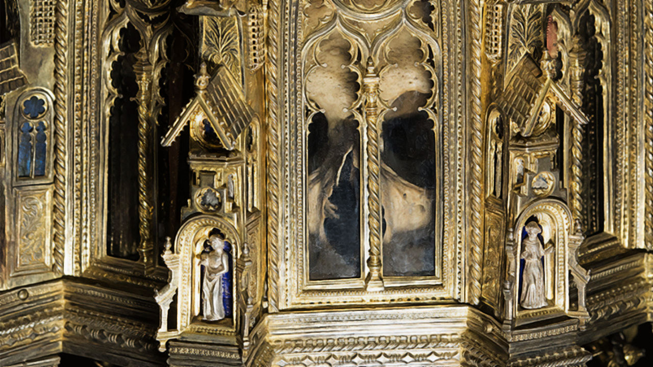 Reliquiario contenente il cranio di san Domenico