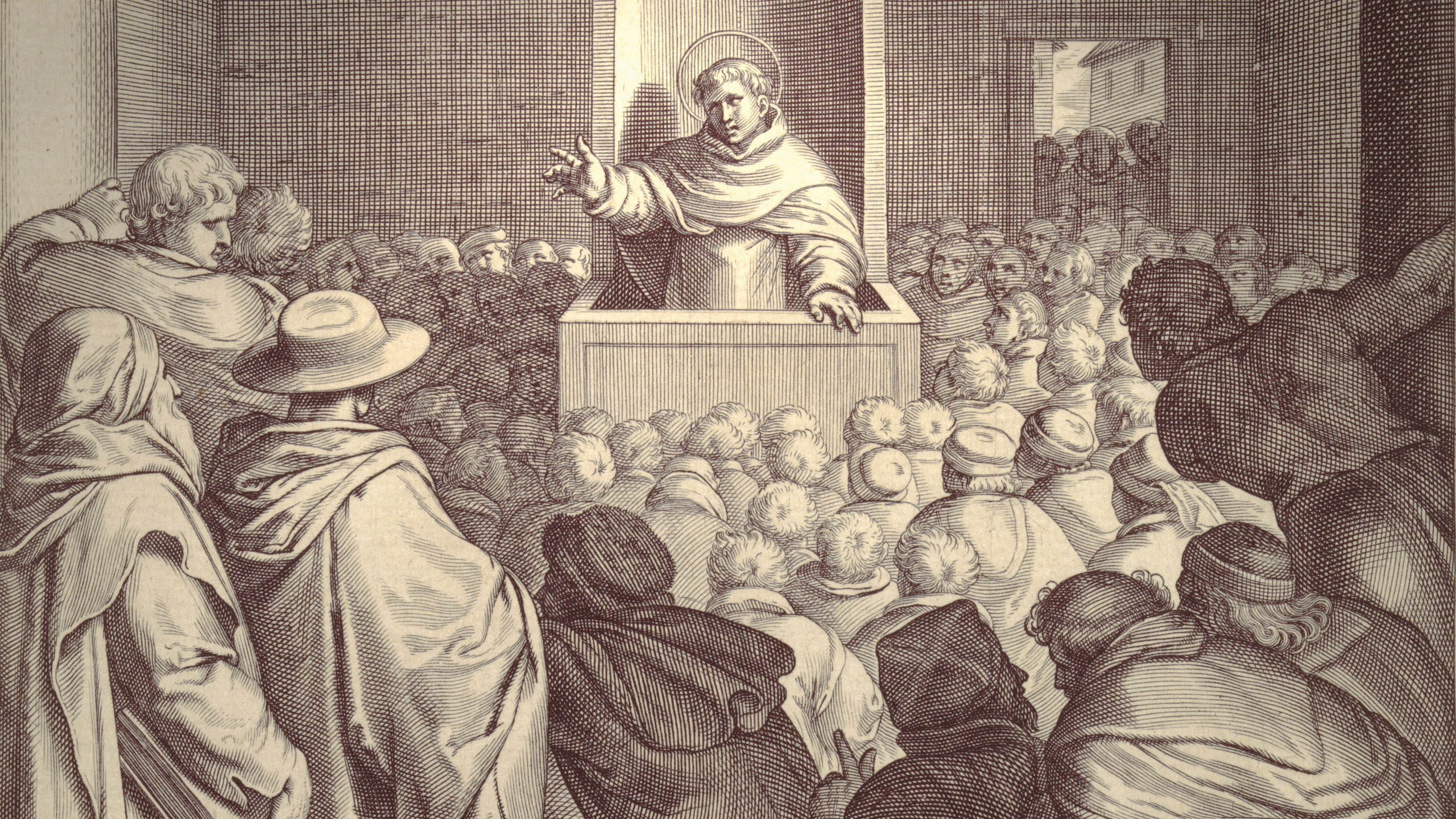Sermone di san Tommaso d'Aquino a Parigi
