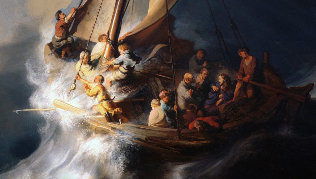 Cristo nella tempesta sul mare di Galilea