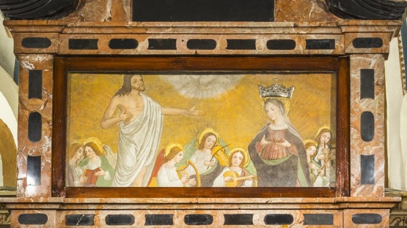 Gesù con Madonna e angeli