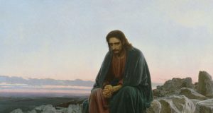 Cristo nel deserto di Ivan Nikolayevich Kramskoy